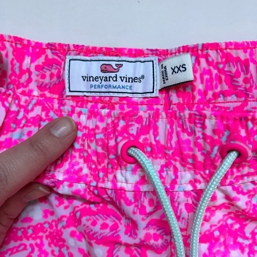 Vineyard Vines Performance Printed Shorts Hot Pink